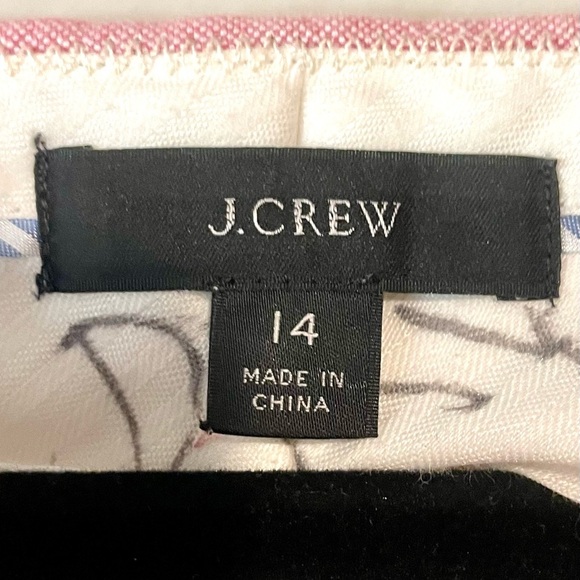 J. Crew Pink Crop Capri Chino Pants - Women's Size 14 - Picture 4 of 8